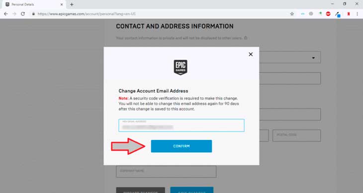 How to Change Epic Games Email to a New Address