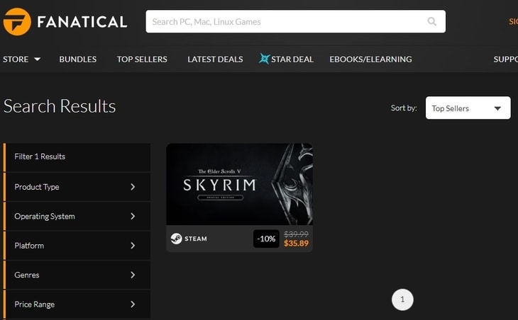 The Elder Scrolls V: Skyrim Fanatical
